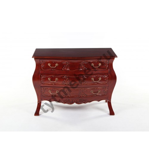 NK-107. Комод (массив красного дерева) ANTIQUE (вишня), 100*45*75 см